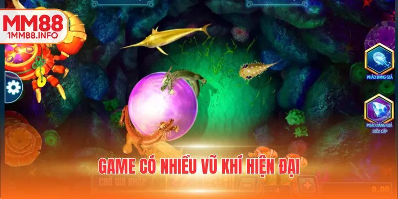 Game có nhiều vũ khí hiện đại